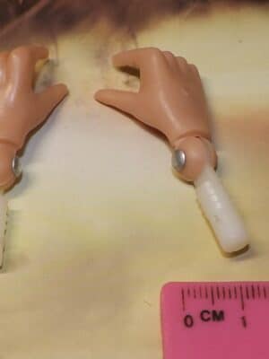 Vintage Action Man 40th Hard Hands For Solder Sailor Pilot Adventurer 1 Pair