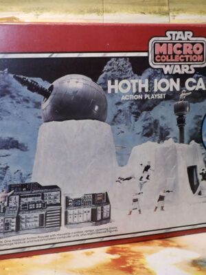Vintage Star Wars Kenner Micro Collection Hoth Ion Cannon Action Playset