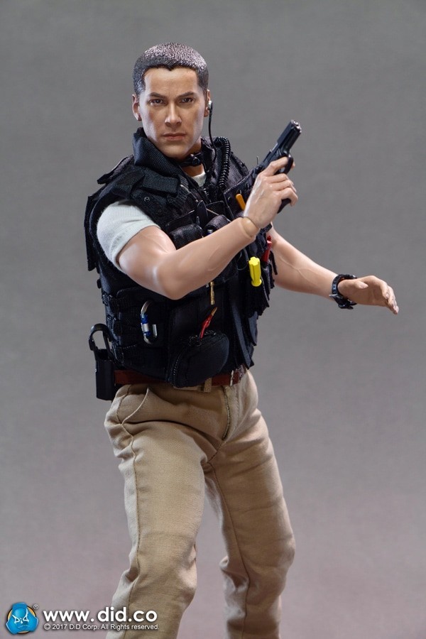 1/6 Scale Kenny With 4 Wheel Trailer LAPD SWAT 1990's US
