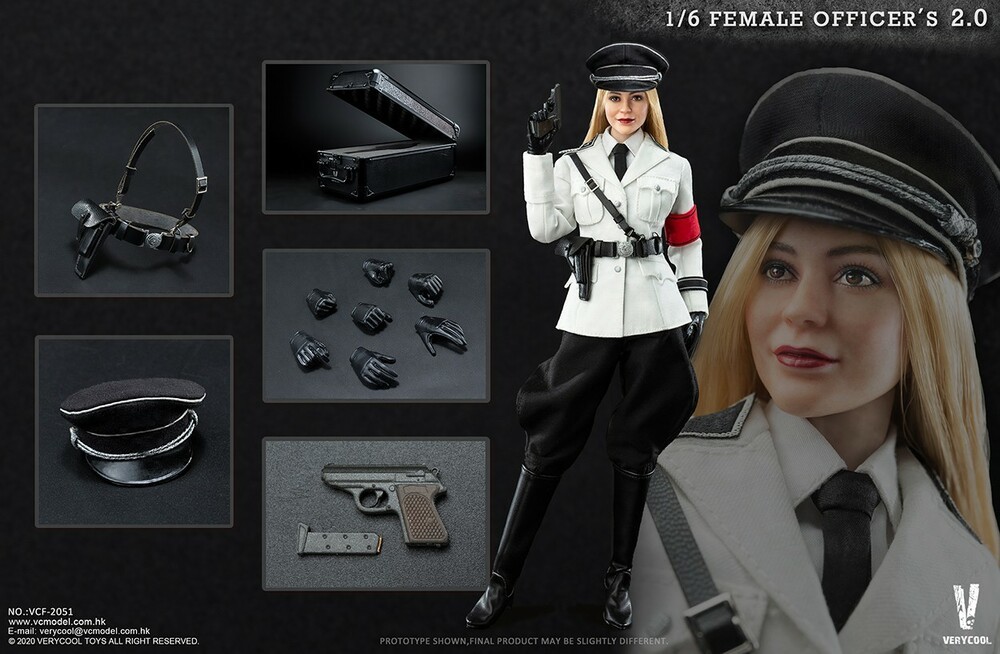 VERYCOOL 1/6 SCALE WWII GERMAN FEMALE SS OFFICER VCF-2051