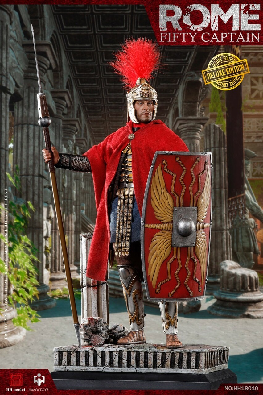 1/6 Scale HaoYuToys HHmodel Rome Roman Empire Corps Captain Fifty Deluxe Edition HH18010