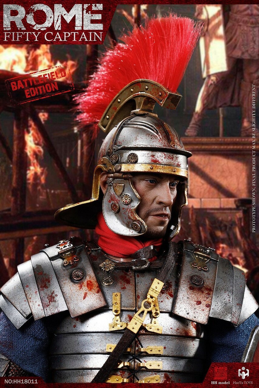 1/6 Scale HaoYuToys HHmodel Rome Roman Empire Corps Captain Fifty Battlefield Edition HH18011