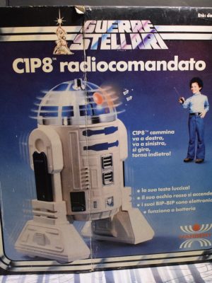 VINTAGE STAR WARS HARBERT RADIO CONTROLLED R2-D2 (C1P8) (untested)