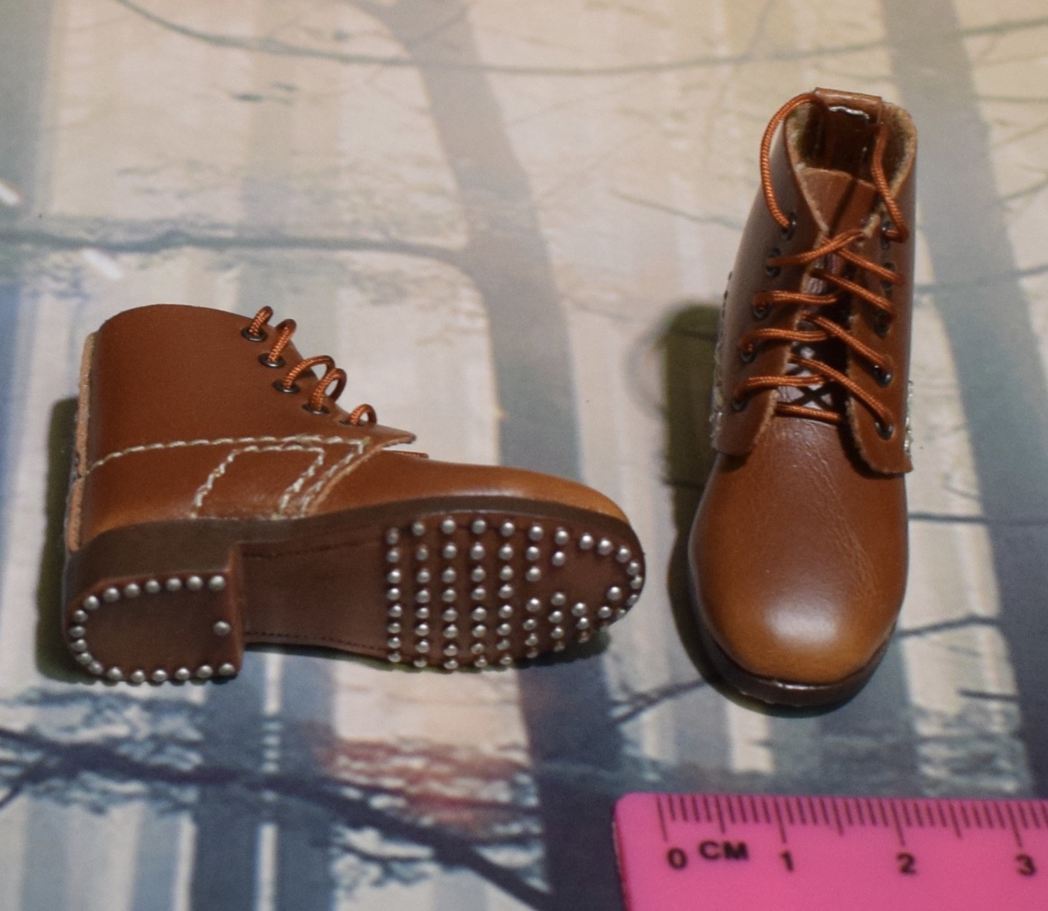 Dragon In Dreams DID 1/6 Scale WW I French Brown Boots from Pascal F11003