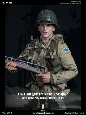 Facepool 1/6 Scale WWII US Ranger Private Sniper 2nd Ranger Battalion France 1944  FP-003A