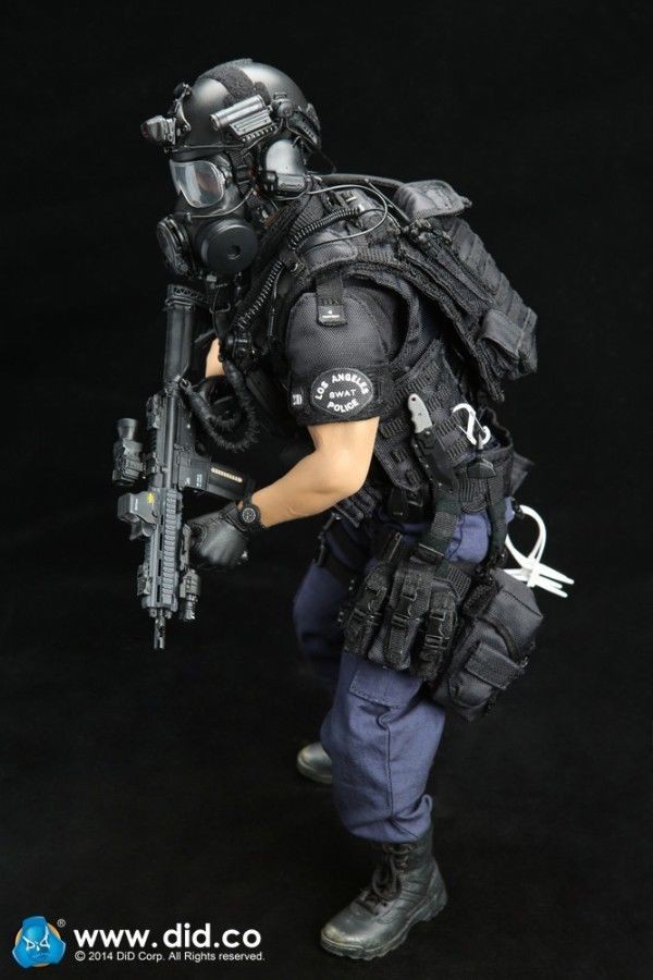 Adesivo LAPD SWAT 15x15 Cm | Resistente Alle Intemperie | Per Auto, Moto, Caschi E Superfici Lisce | Prodotto Da Alfashirt