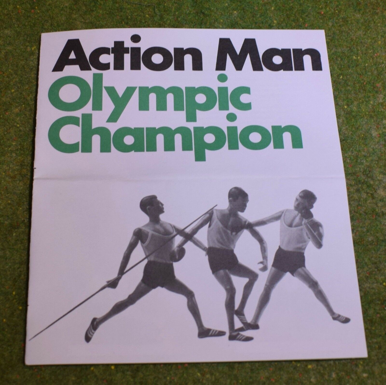 Vintage Action Man 40th Sportsman Olympic Champion Manual Leaflet