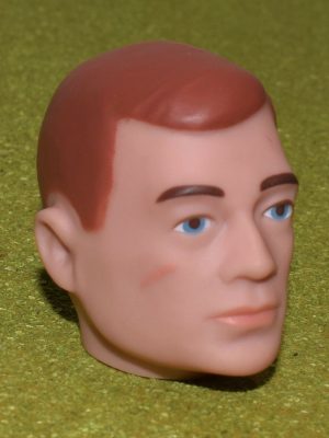 VINTAGE ACTION MAN 40th REPLACEMENT HEAD PAINTED RED HAIR