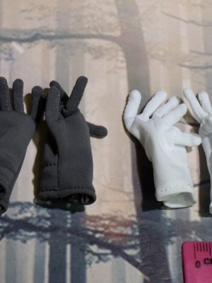 3R Dragon In Dreams DID 1/6 Scale WW II German SS Grey Gloves & White Gloves  from Archard GM647