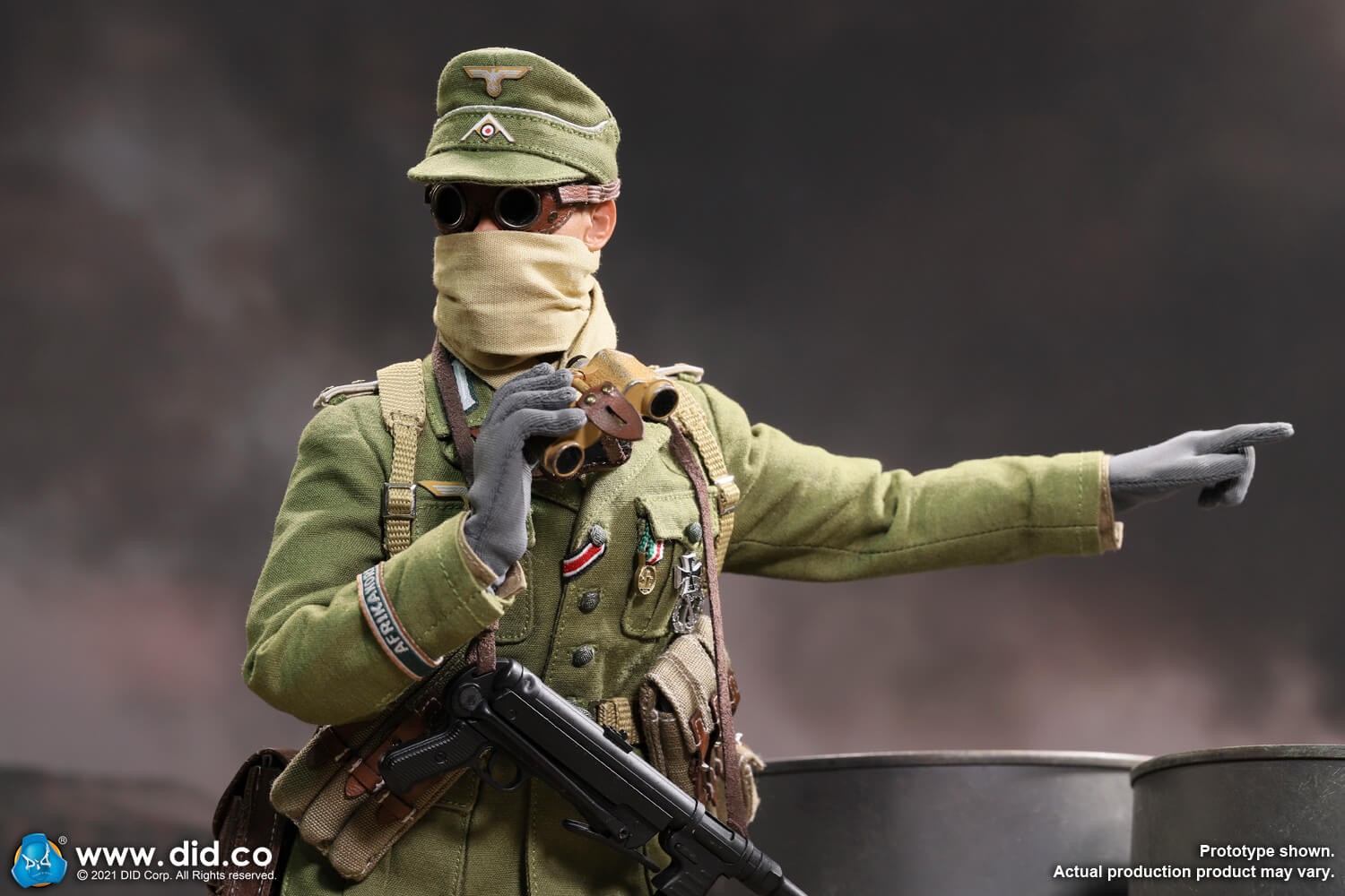 DRAGON IN DREAMS DID 1/6 SCALE WW II GERMAN Africa Corps Infantry Captain – Wilhelm - D80151