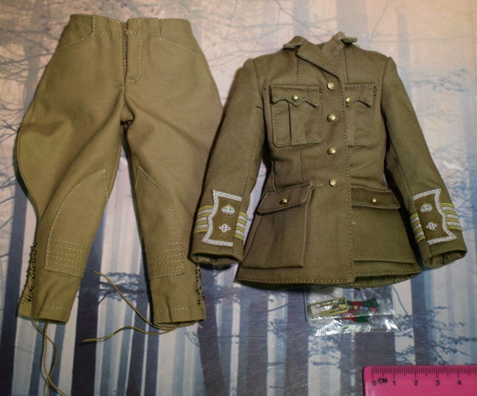 Dragon in Dreams DID 1/6 Scale British WW I Tunic Trousers from Mackenzie B11012