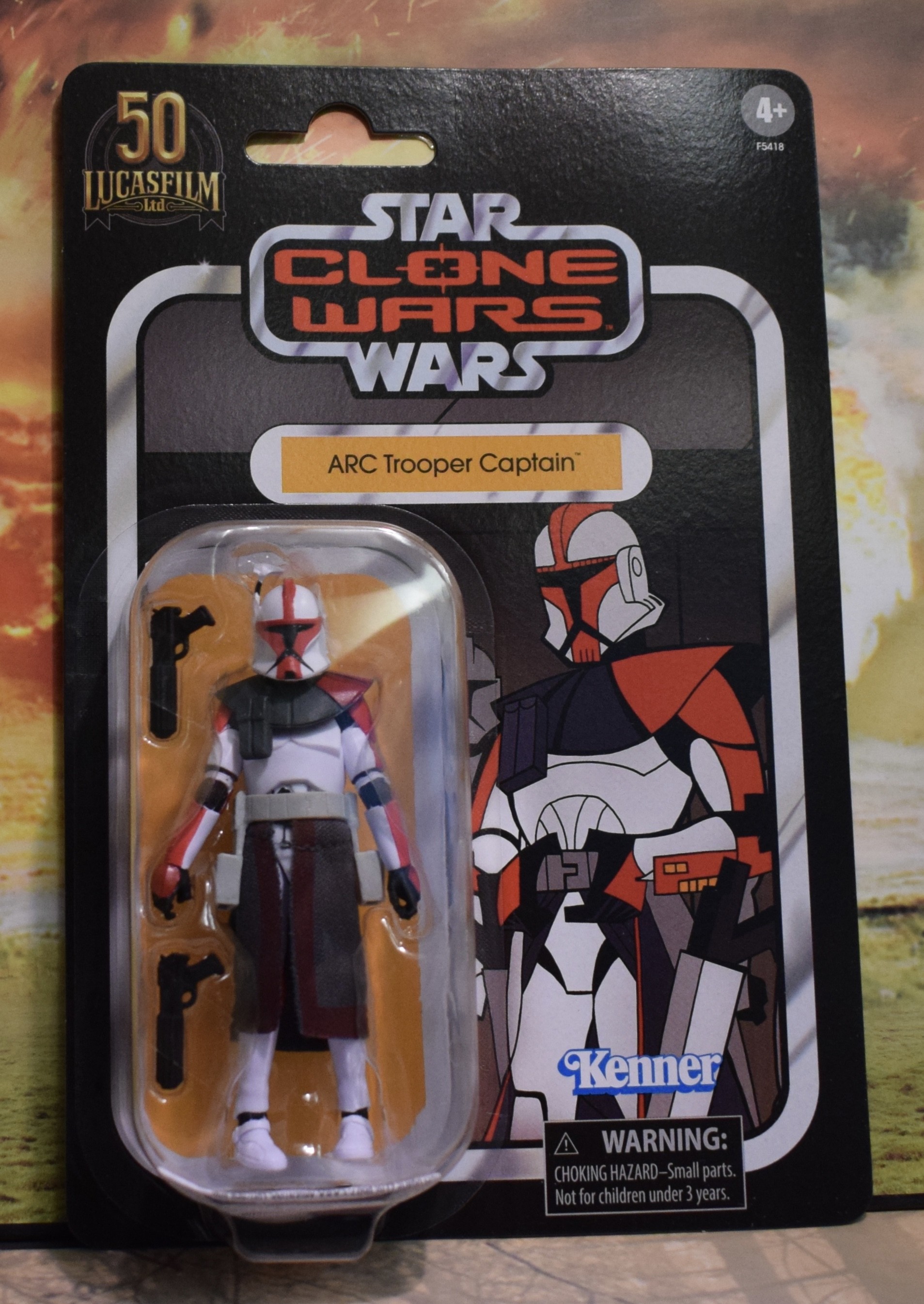 Star Wars The Vintage Collection Clone Wars ARC Trooper Captain VC213