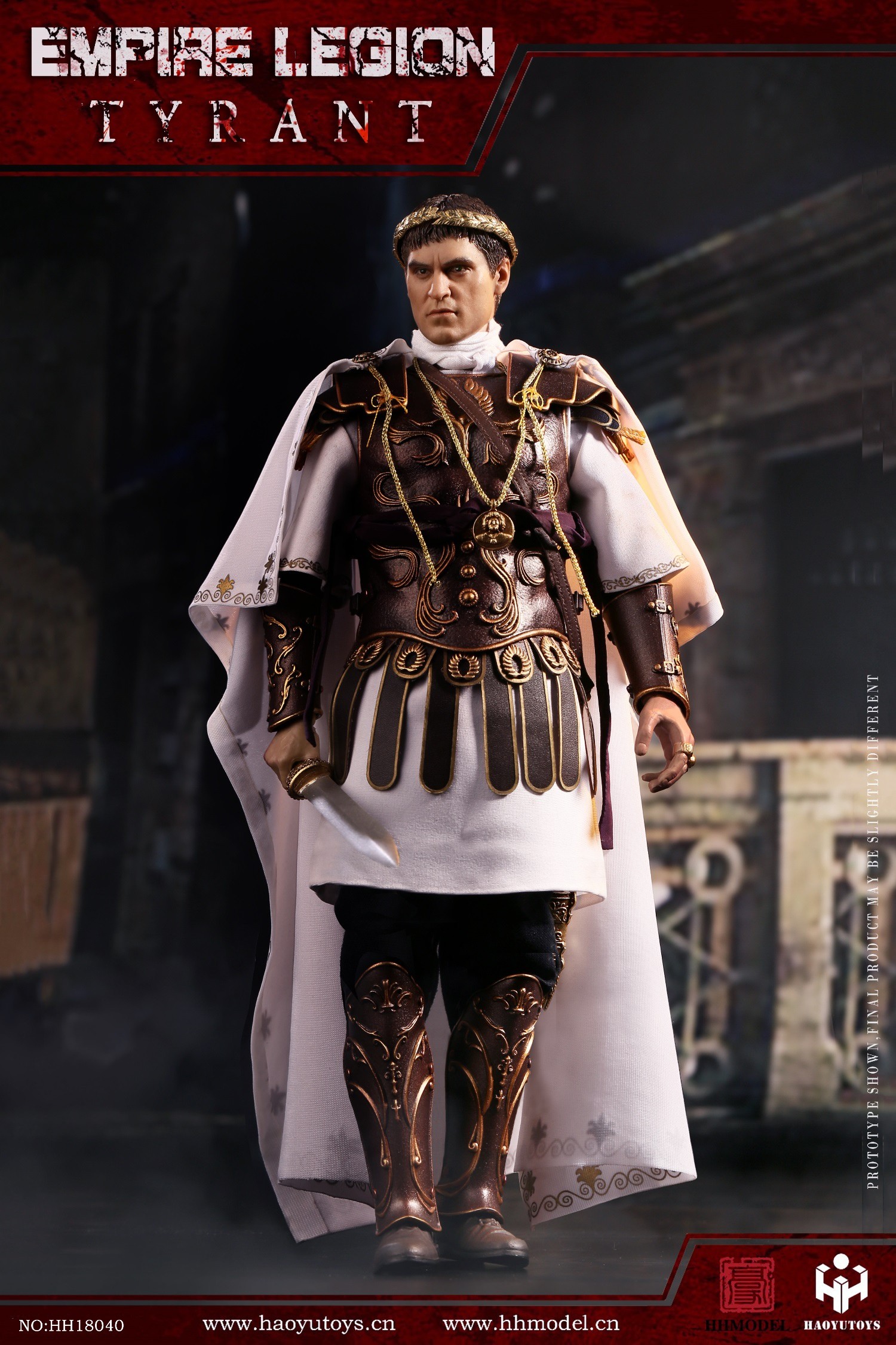 1/6 Scale HaoYuToys HHmodel Rome Roman Imperial Legion Tyrant Purple Gold Deluxe Edition HH18040