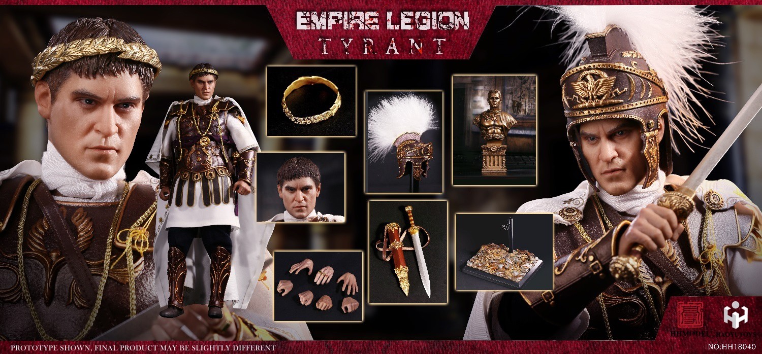 1/6 Scale HaoYuToys HHmodel Rome Roman Imperial Legion Tyrant Purple Gold Deluxe Edition HH18040