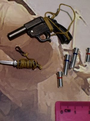 Dragon Dreams DID 1/6 Scale WWII German Flare Pistol etc from Marseille D80154