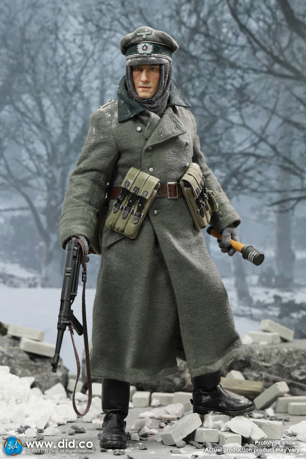D80159 WWII German WH Infantry Oberleutnant  – Winter