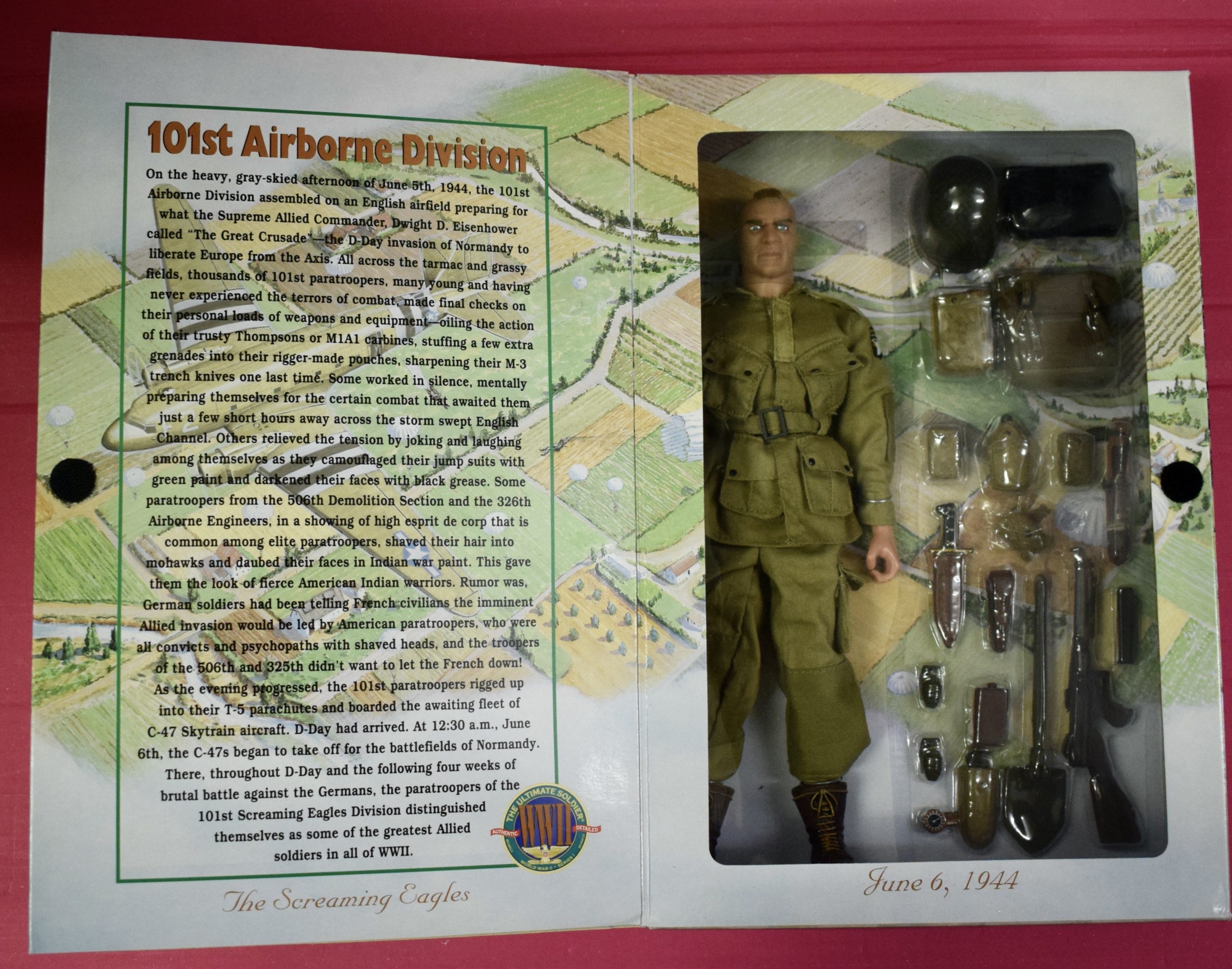 1/6 Scale The Ultimate Soldier WW II US 101st Airborne Division D-Day CP22060