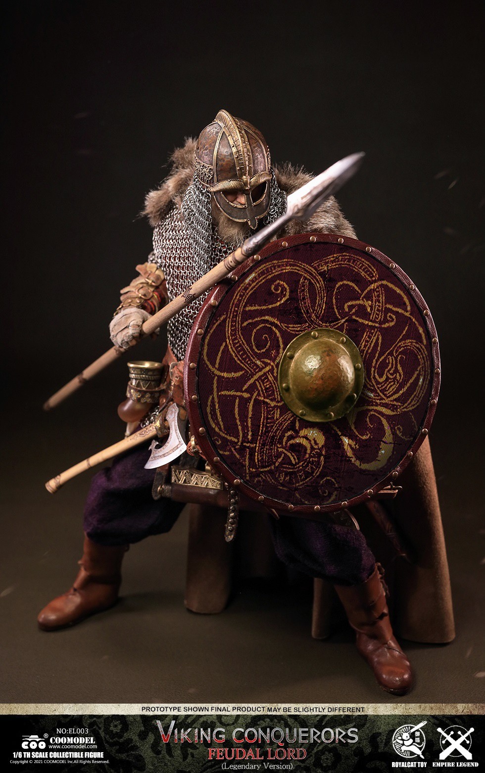 1/6 Scale CooModel Legends Of Empires Vikings Conqierors Feudal Lord Legendary Version EL003