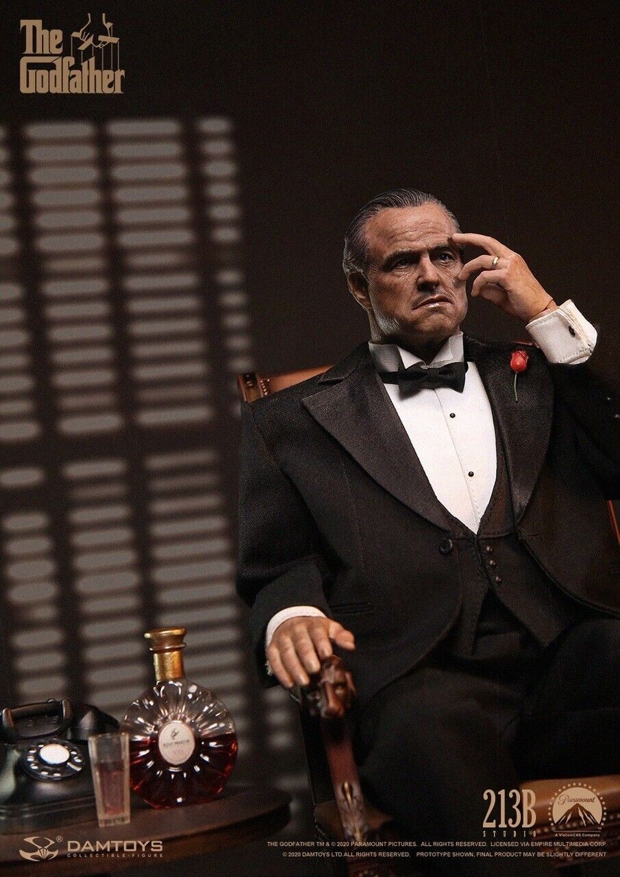DAMTOYS 1/6 Scale The Godfather 1972 Vito Corleone Formal version Collectible Figure DMS032