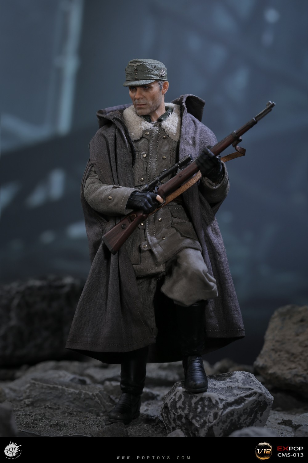 1/12 Scale Poptoys WWII German Sniper Colonel CMS013
