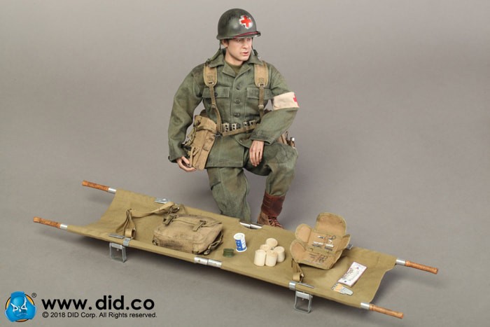 DRAGON IN DREAMS - DID - 1/6 SCALE - WW II - BOXED - US - DIXON - 77th Infantry Division Combat Medic - A80126