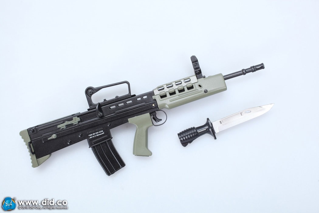 DRAGON IN DREAMS DID 1/6 SCALE MODERN BRITISH SA80 (TOY) RIFLE FROM THE GUARDS