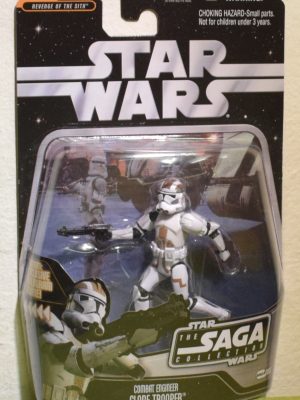 STAR WARS CARDED THE SAGA COLLECTION 068 COMBAT ENGINEER CLONE TROOPER
