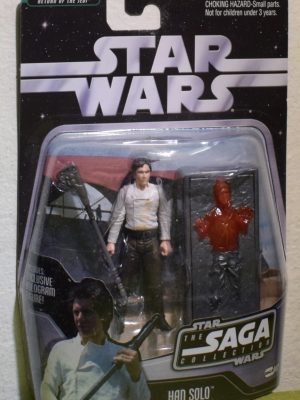 STAR WARS CARDED SAGA COLLECTION RETURN OF THE JEDI 002 HAN SOLO
