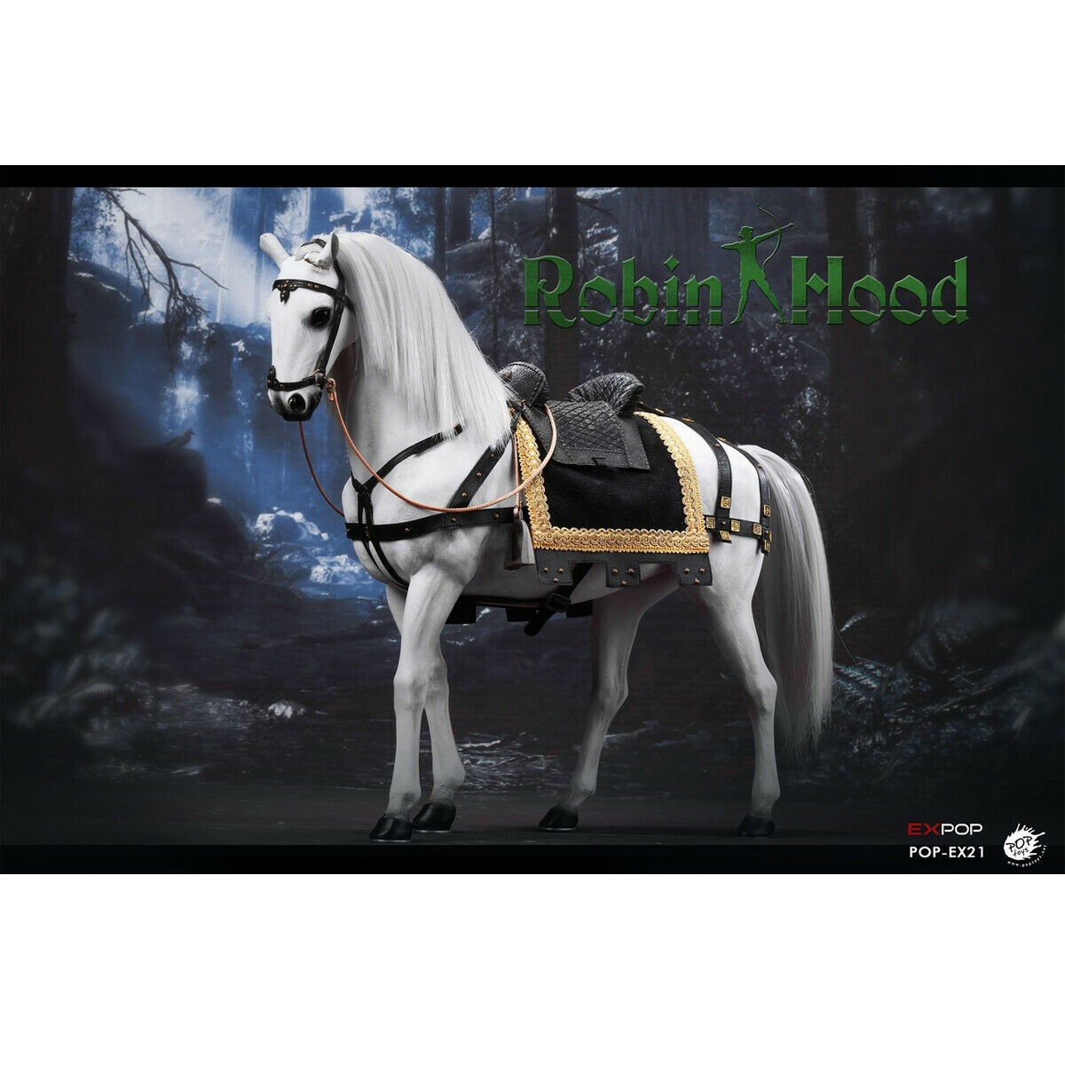 POPTOYS 1/6 SCALE KNIGHTS WAR HORSE EX21-B for ROBIN HOOD