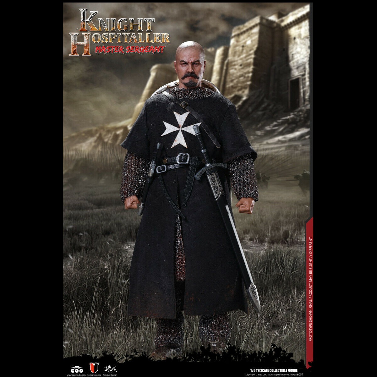 COOMODEL 1/6 SCALE SERIES OF EMPIRES KNIGHT TEMPLAR SE056
