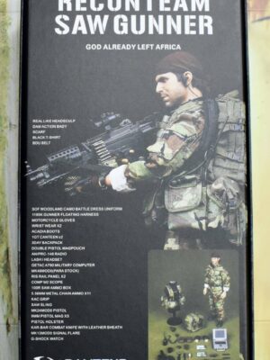 1/6 Scale DamToys Modern US Tears Of The Sun Navy Seal Recon Team Saw Gunner No.93012