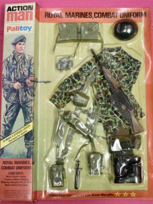 Vintage Action Man by Palitoy Royal Marines Combat Uniform