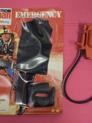 Action Man By Pailtoy Emergency Fire Fighter with Back Pack