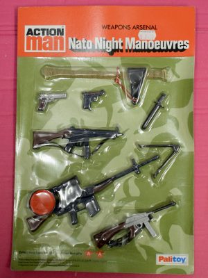 Vintage Action Man by Palitoy Weapons Arsenal Nato Night Manoeuvres