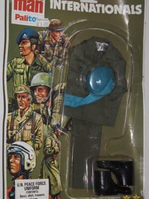 Vintage Action Man by Palitoy Internationals U.N. Peace Force Uniform