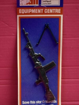 Vintage Action Man by Palitoy Equipment Centre Light Machine Gun British 7.62mm Bren And Bipod