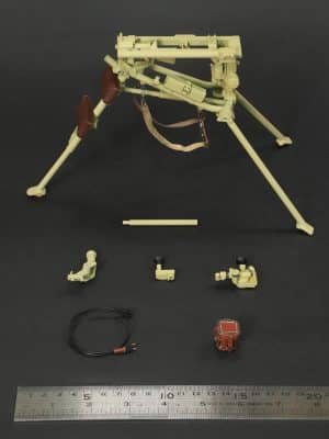 1/6 Scale WW II German Tripod For MG42 Yellow Sand E60073Y