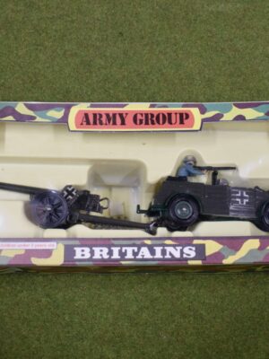 Britains Army Group German Car and Gun