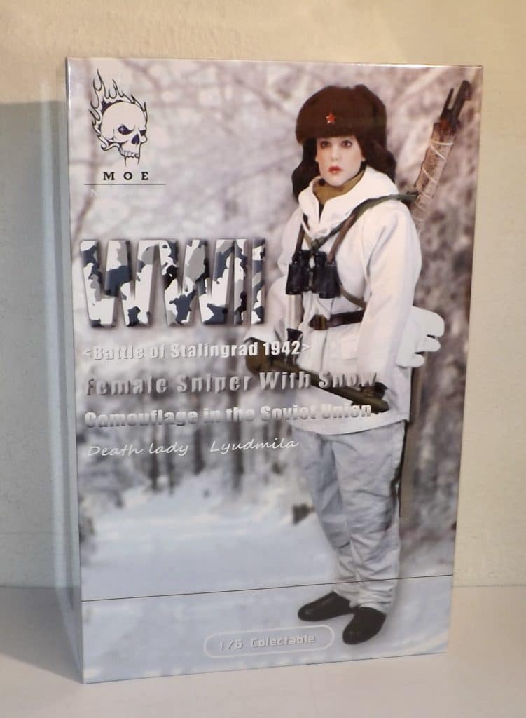 1/6 Scale MoeToys WW II Soviet Russian Female Sniper With Snow