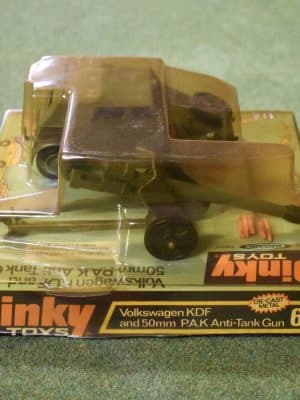 Dinky Toys Volkswagen KDF And 50mm P.A.K. Anti-Tank Gun 617