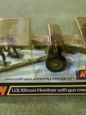 Dinky Toys U.S. 105mm Howitzer With Gun Crew 609