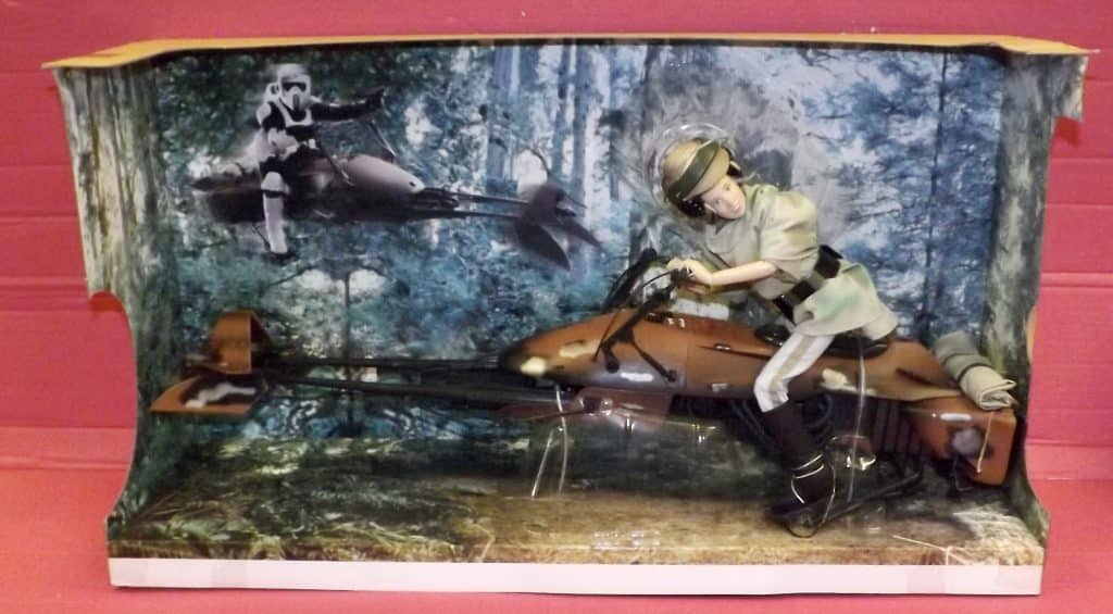 Hasbro Star Wars Saga 12" Princess Leia Speeder Bike Return Of The Jedi ...