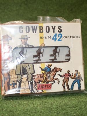 Airfix HO And OO Cowboys - Complete On Sprue