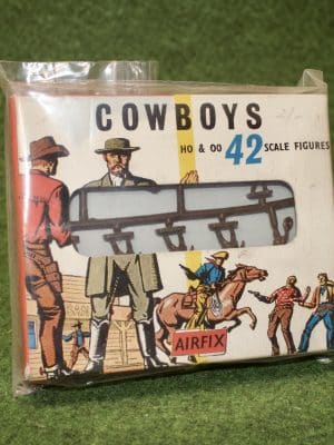 Airfix HO And OO Cowboys - Mint Complete On Sprue