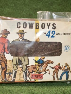 Airfix HO And OO Cowboys - Complete On Sprue