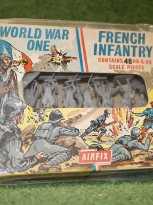 Airfix HO And OO World War One French Infantry - Complete On Sprue
