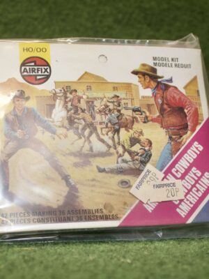 Airfix HO And OO American Cowboys 01707-7 Sealed Shop Stock - A