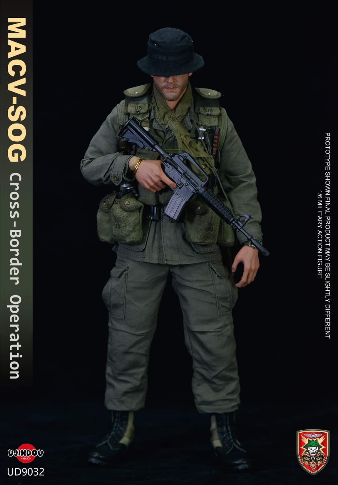 ミリタリー 1/6 MACV-SOG 1/6 Scale Ujindou Vietnam War US MACV-SOG Cross Border