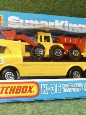 Matchbox Superkings K-36 Laing Construction Transporter