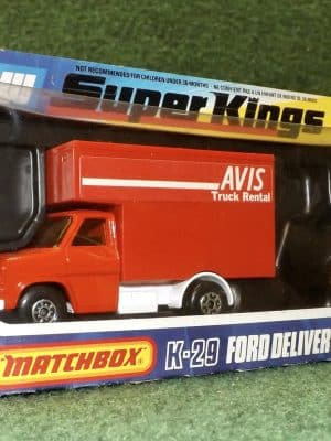 Matchbox Superkings K-29 Avis Truck Rental Ford Delivery Van